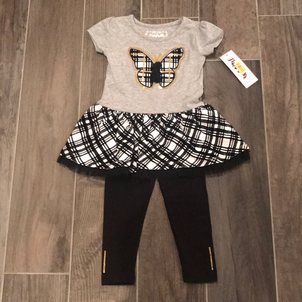 NWT Flapadoodles Butterfly Set